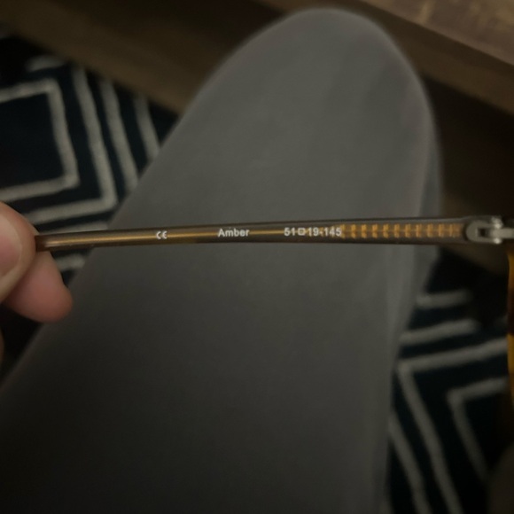 Tortoise Shell Amber Prescription Glasses - Picture 5 of 5